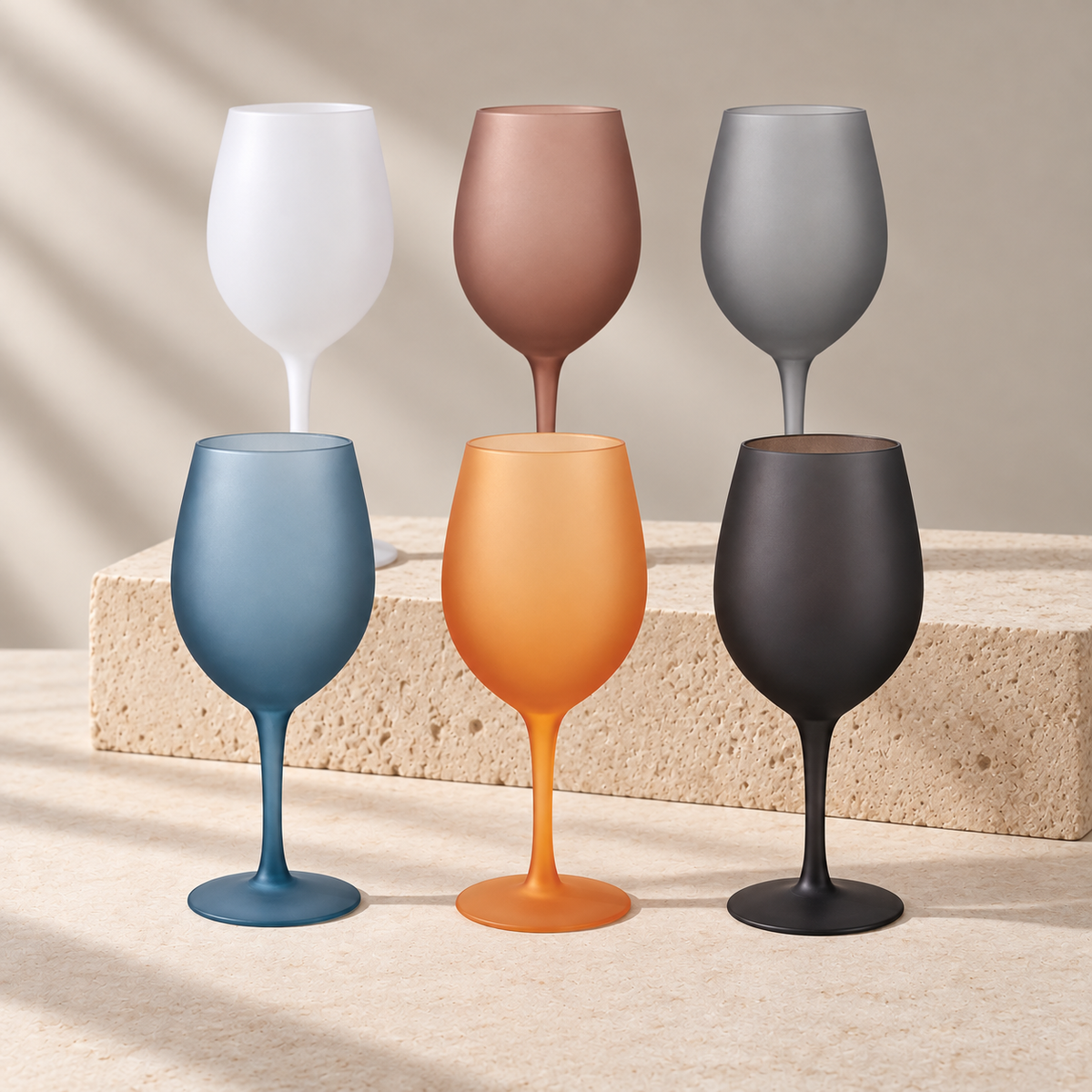 Set de 6 verres à pied Cala Dorada HIELO