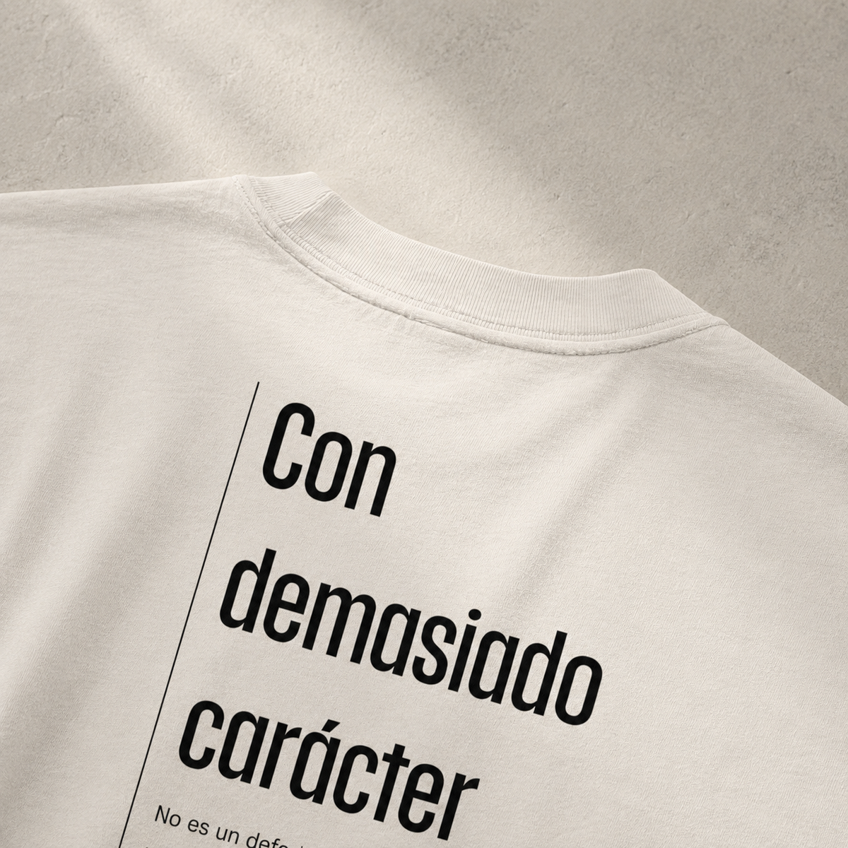 T-shirt TKREO STATEMENT 03 - Avec trop de caractère